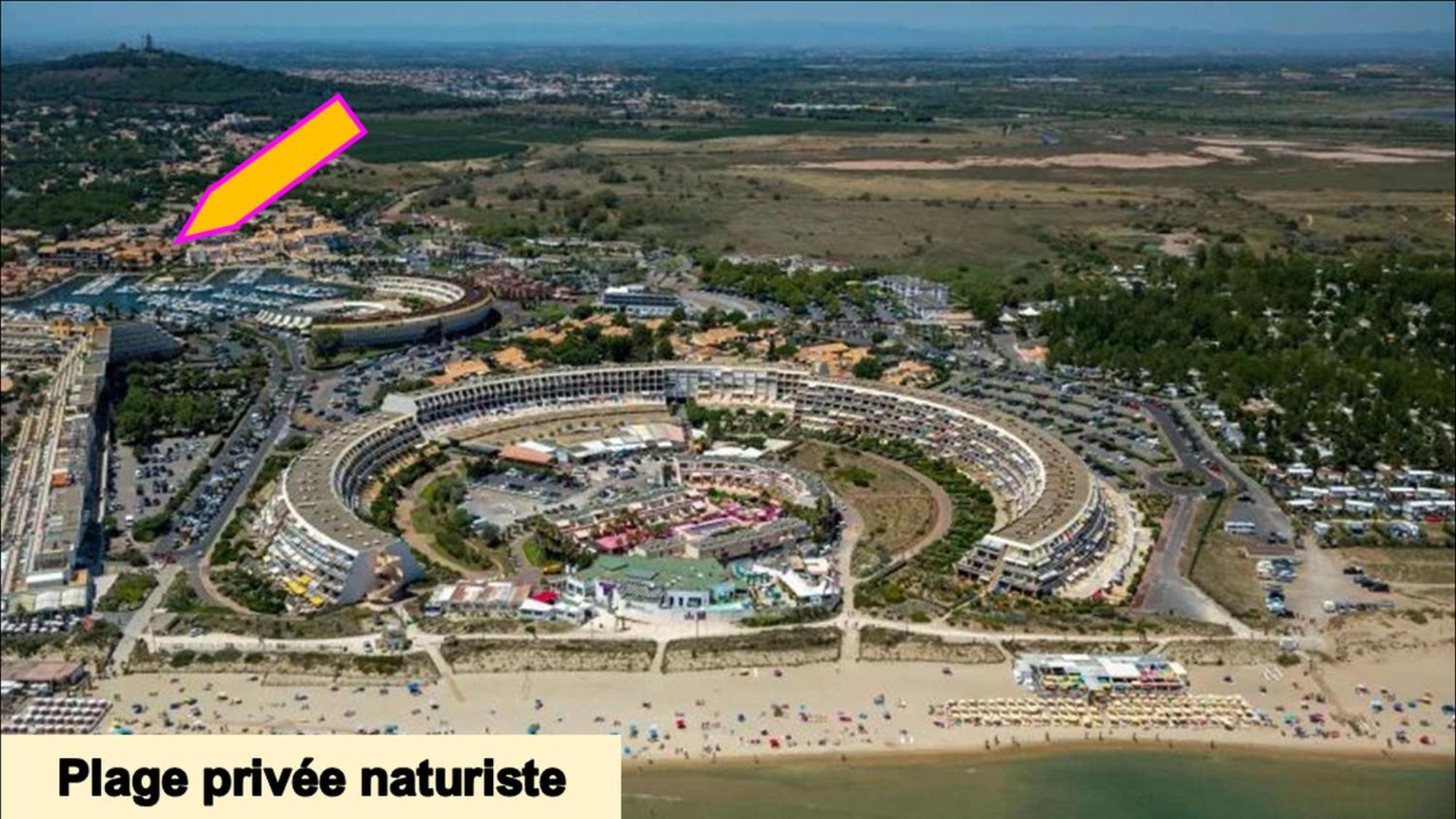 Cap D'Agde Naturiste Cote Port Exteriör bild